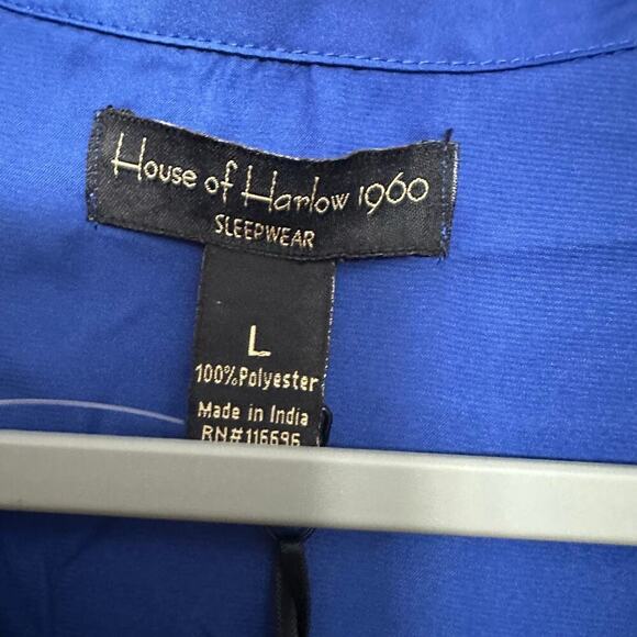 House of Harlow 1960 women’s NWT’s button up long sleeve pajama set. Size large - Picture 5 of 8